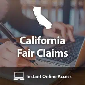 California Fair Claims Training