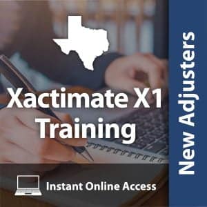 Adjuster Concepts and Ethics Through Xactimate® X1