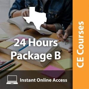 Texas CE Package B (24 CE Hrs)