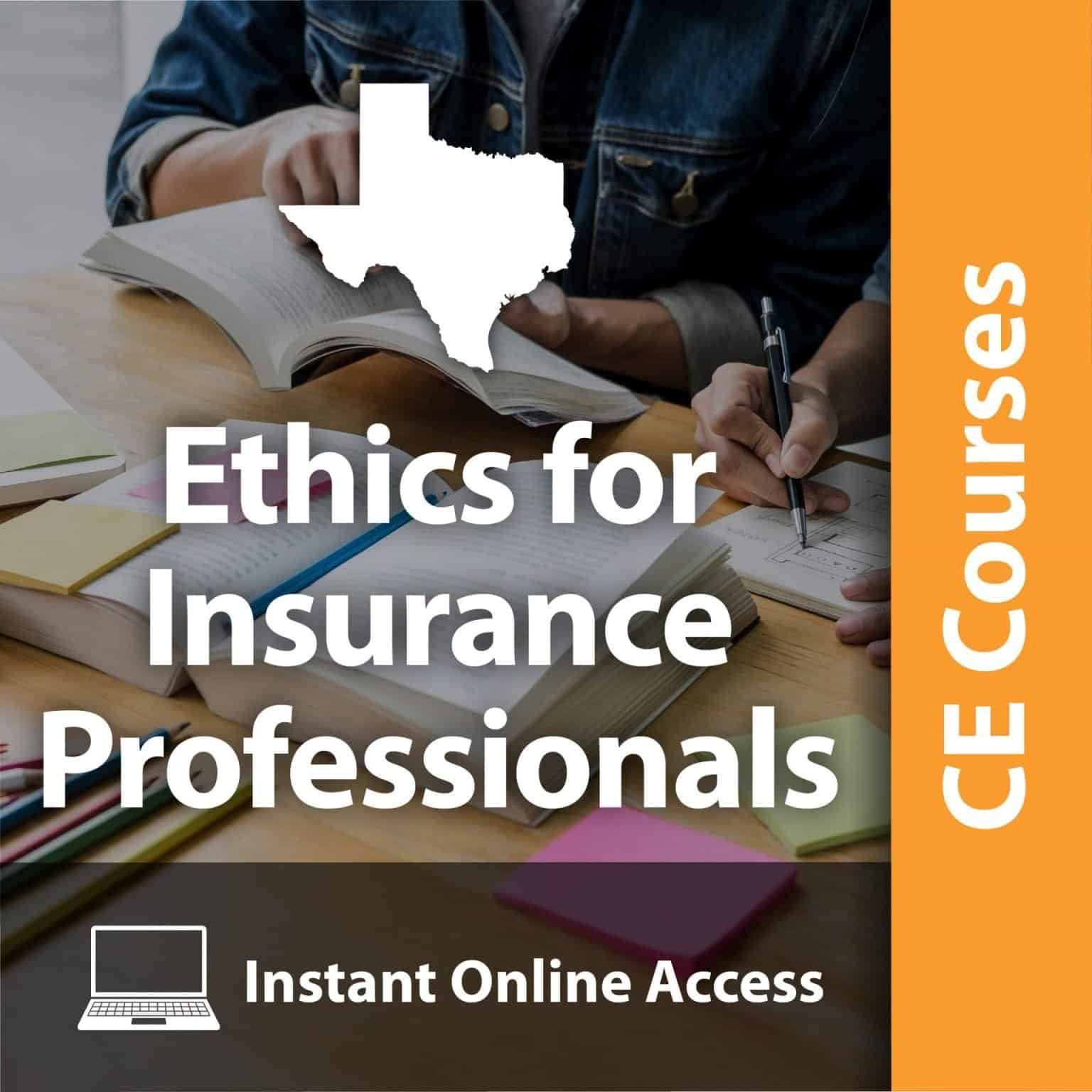 Ethics for Insurance Professionals (1 CE Hr.) Renew Your Adjuster
