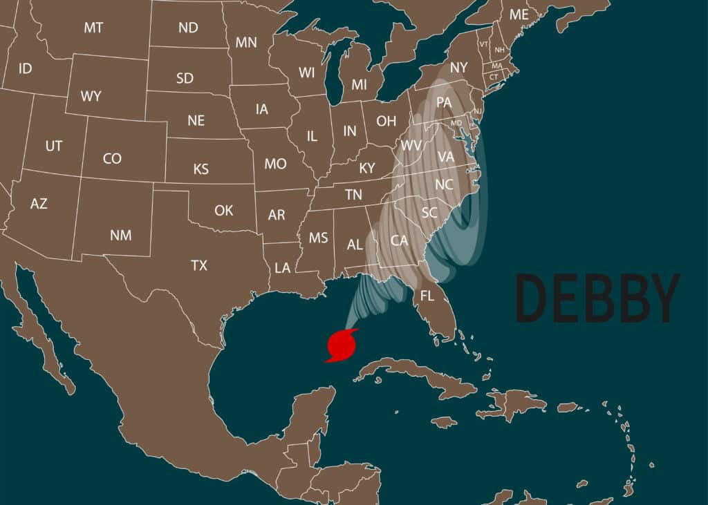 Hurricane Debby